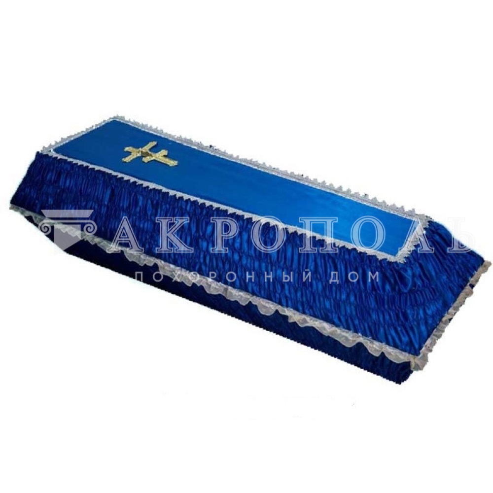 Гроб оббитый тканью № 1